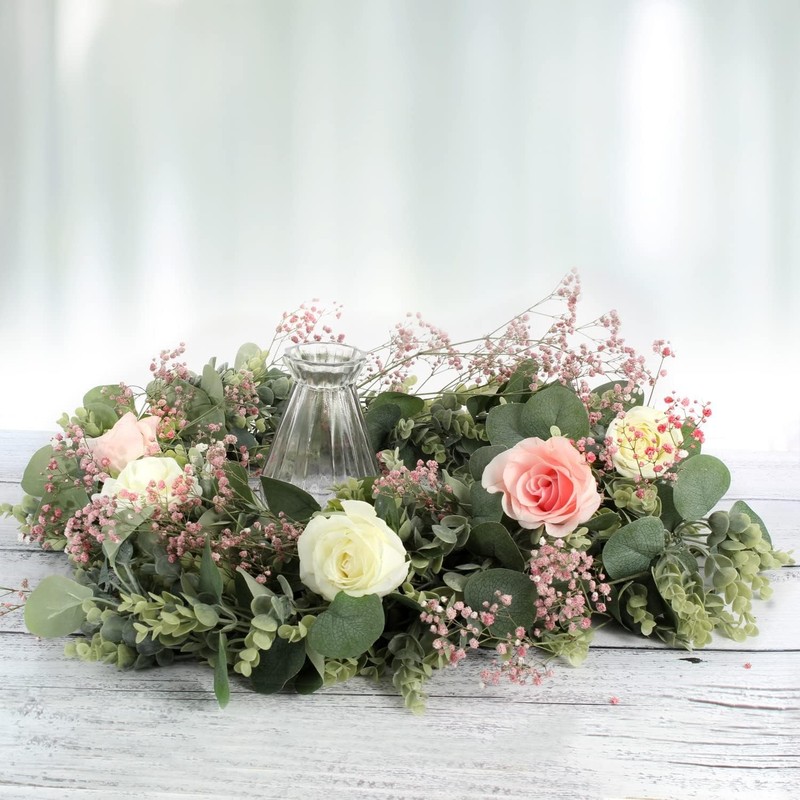 6.2 Ft Long Faux Eucalyptus Greenery - Wedding Arch Summer Decor - Lambs Ear gallery
