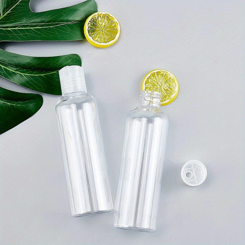 1Set 8Pcs 200ml(6.7 OZ) Empty PET Plastic Portable travel Bottle with disc cap gallery