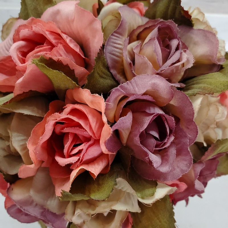 Rose Topiary Willow Base Table Tap Display Wedding Bouquet Vase Insert VINTAGE gallery