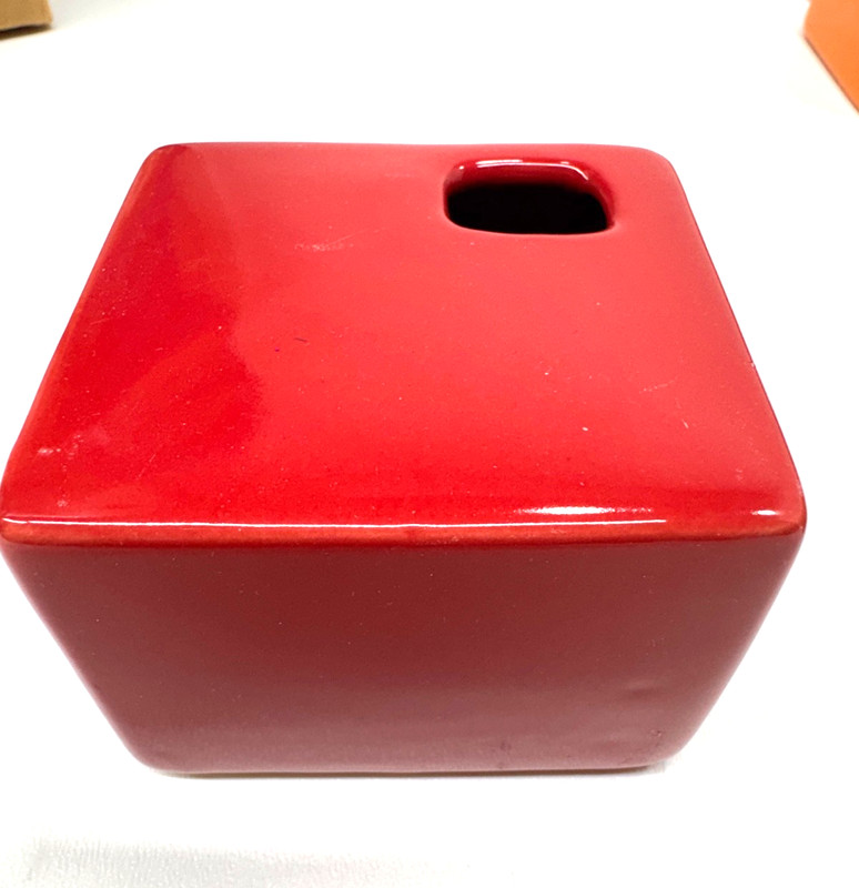 Chive.com Cube Ceramic Bud Herb Flower Vase Pick One 2.5″ x 3″ x 2” Pick 1