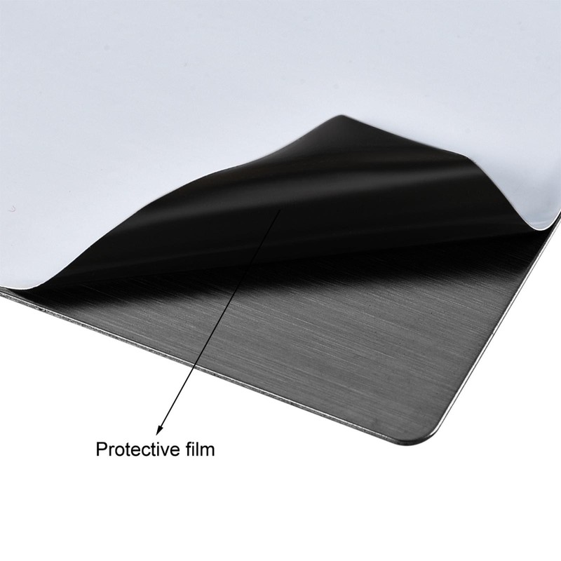 Metal Business Card 80x40x0.4mm Brushed Stainless Steel 201 Plate 20pcs gallery