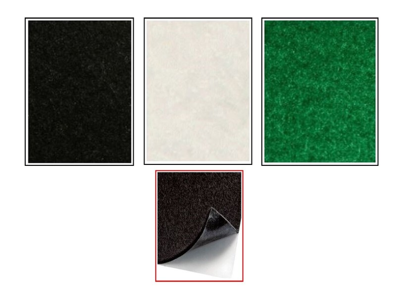 BLACK ADHESIVE ACRYLIC FELT Roll 12” x 36” – HOME AUTO ARTS CRAFTS PROTECTIVE