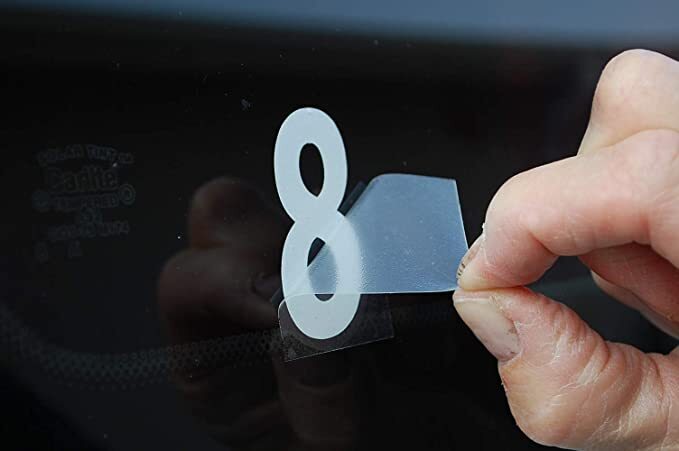 1-10 Numbers Black Sticker Vinyl Decals 1" - 10" Set Of 10 (V653) gallery