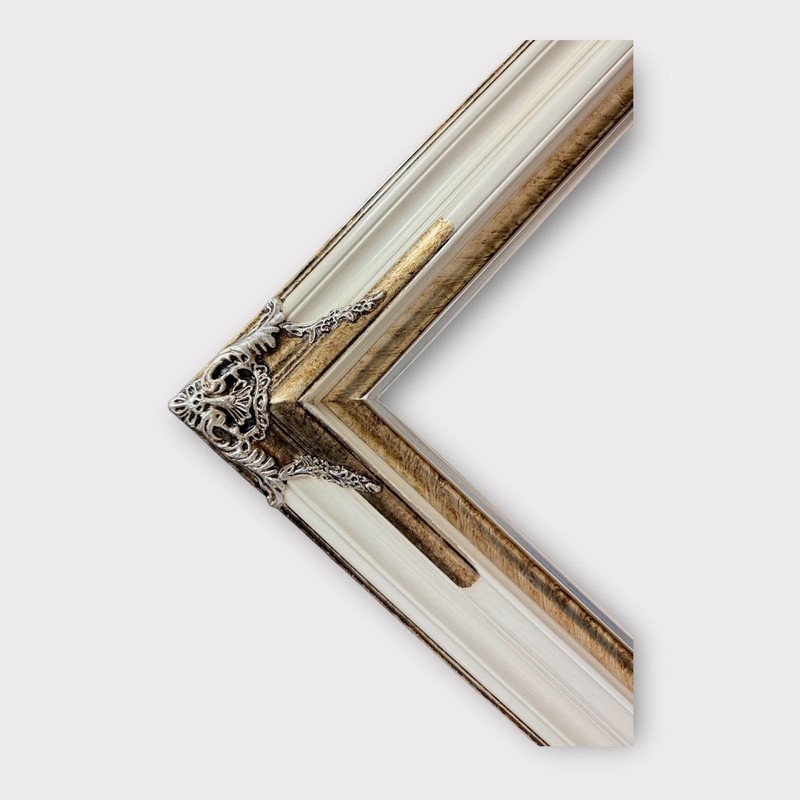 9 x 12 In Stock-Classic ornate wood frame, White frame,silver leaf frame,custom