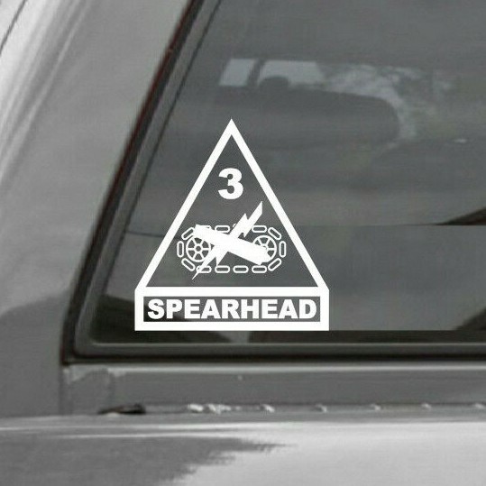 3rd ARMORED DIVISION SPEARHEAD Vinyl Decal Sticker