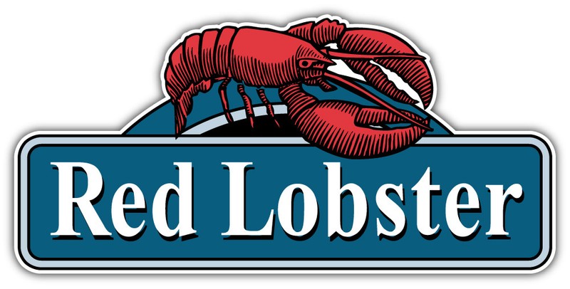 Red Lobster Logo Sticker Car Bumper Decal – 3”, 5”, 6” or 8”