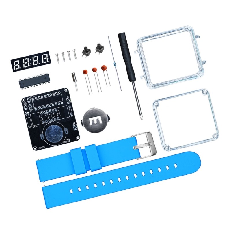 Assembly Electronic Clock Set High Brightness LED Display Educational Parts gallery