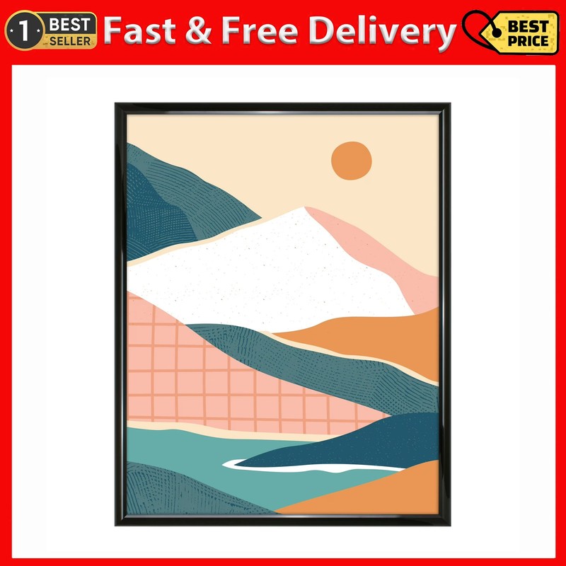 Mainstays 22×28 Rounded Black Poster Picture Frame