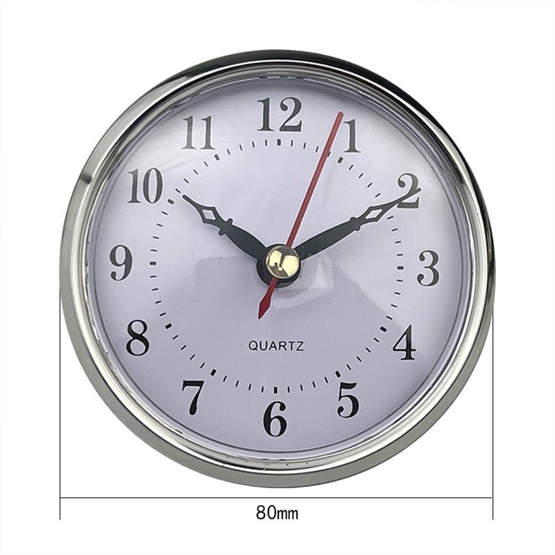Craft and Replacement Clock Face 80MM Quartz Insert with Rubber Gasket gallery
