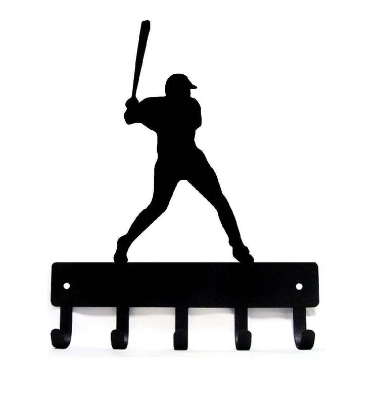 Baseball Batter Key Holder – Sports Enthusiast’s Decor Made in USA