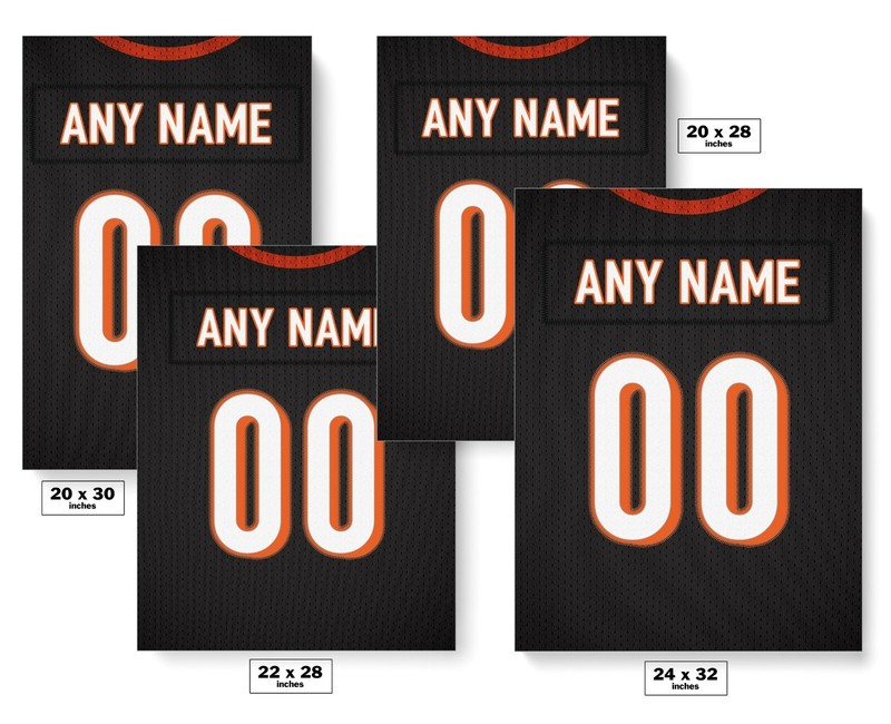 Cincinnati Bengals Football Jersey Print - Personalized Any NAME & NUMBER gallery
