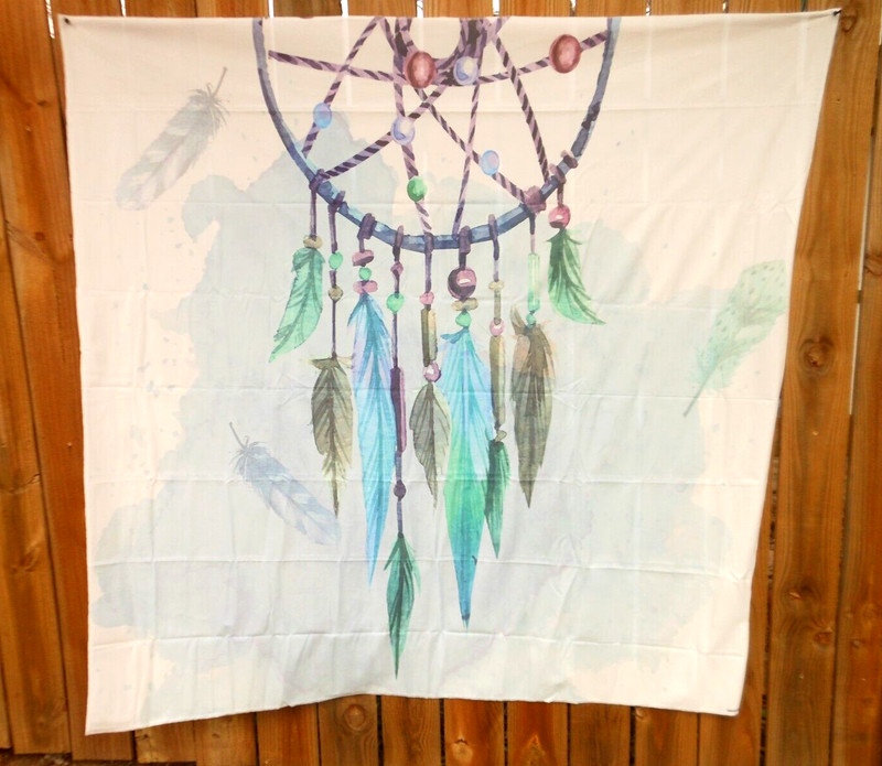 DREAM CATCHER WALL TAPESTRY ~ Blue, Purple ~ 5' x 5' ~ NEW #Z17 gallery