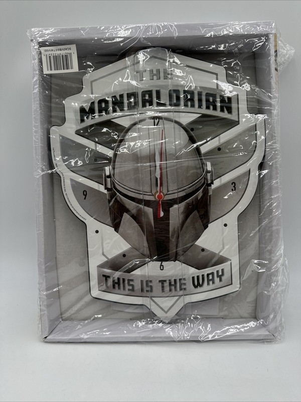 Officially Licensed Star Wars The Mandalorian This Is The Way Hanging Wall Clock