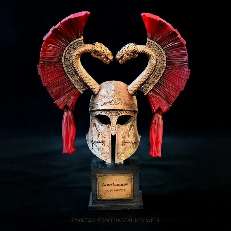 Ancient Helmet 140MM Sculpture Action Figure Home Ornament Resin Statue Gift