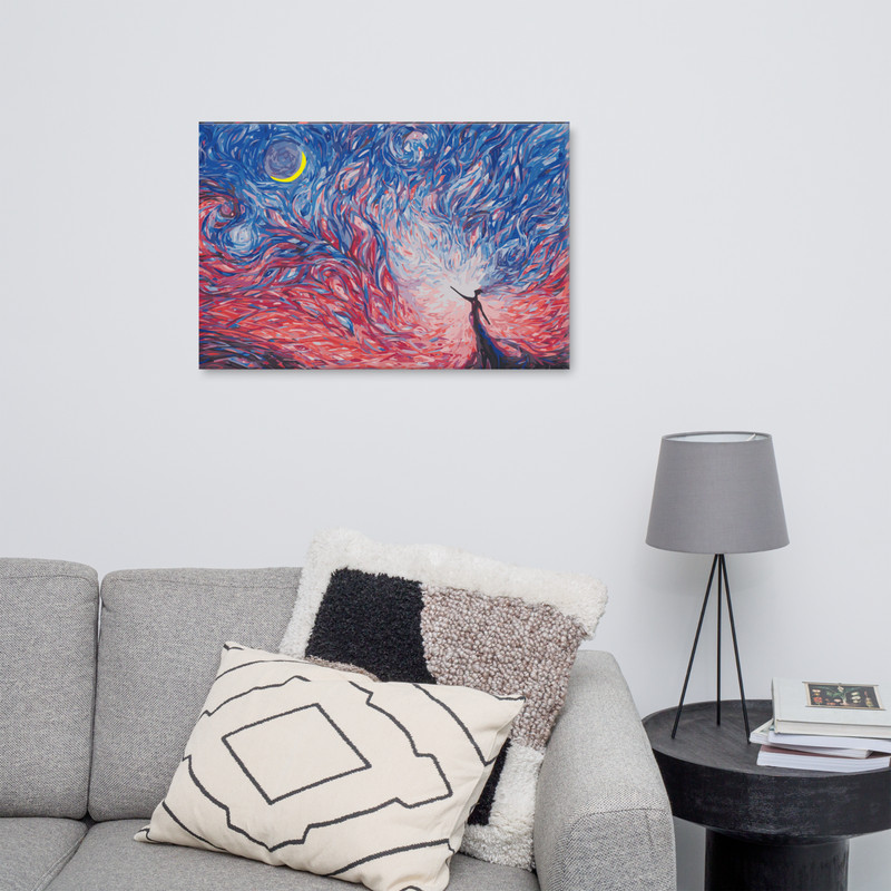 The Moon Child Canvas gallery