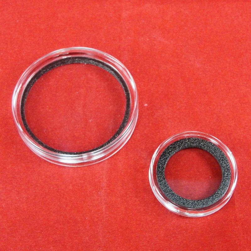 Airtite Coin Holder Capsules - Choose Your Black Ring Type Model and Quantity gallery