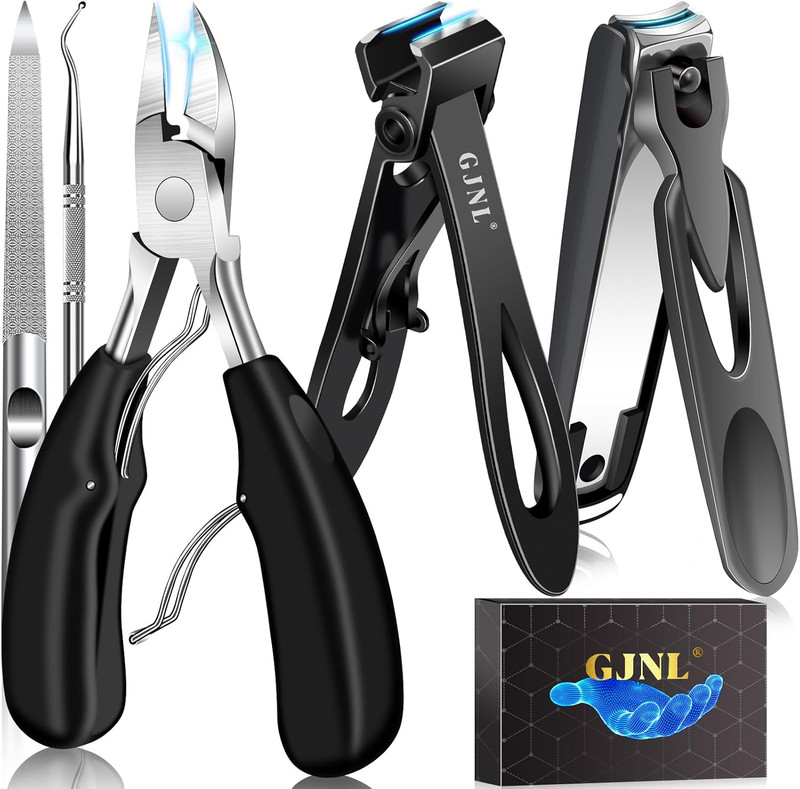 Toenail Clippers for Seniors Thick Nails - Stocking Stuffers Gifts for Men 17Mm