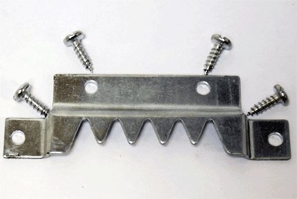 Large Premium Quality Professional Sawtooth Hanger with Screws (2 Pack)