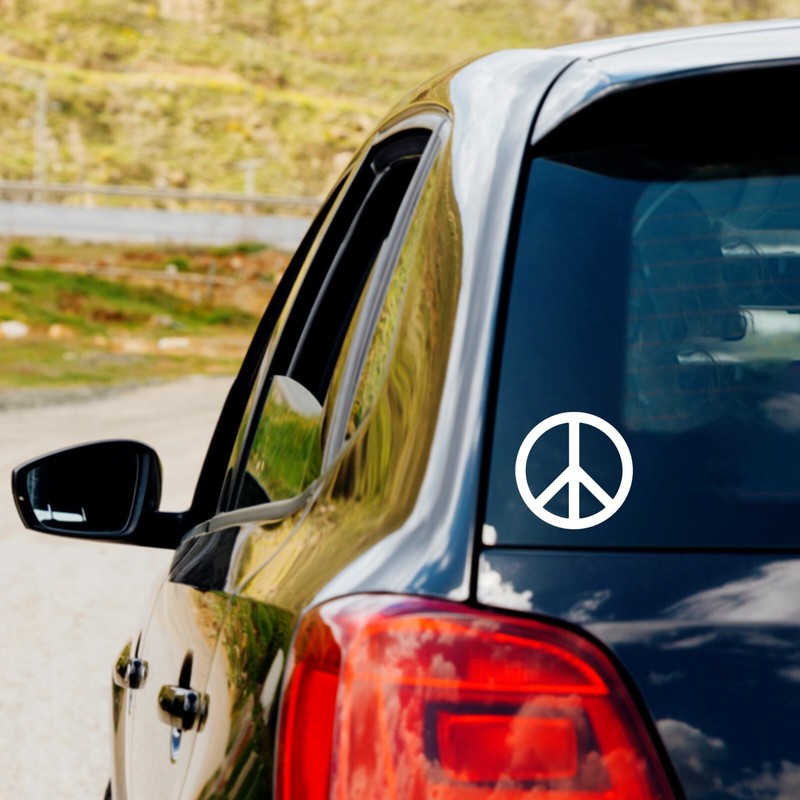 Peace Sign Hippie Vinyl Decal Sticker Spread Love Kindness Truck Car Window