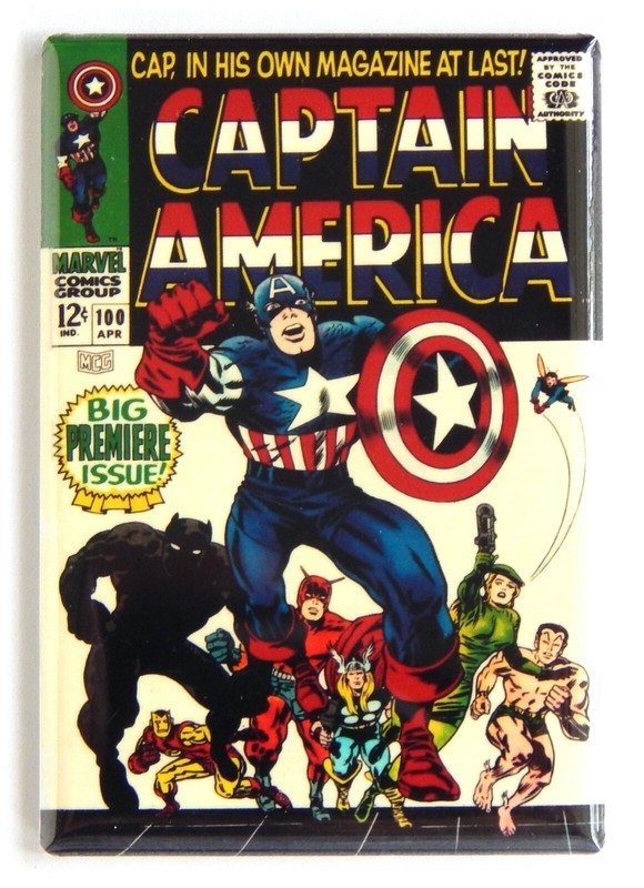 Captain America #100 FRIDGE MAGNET comic book