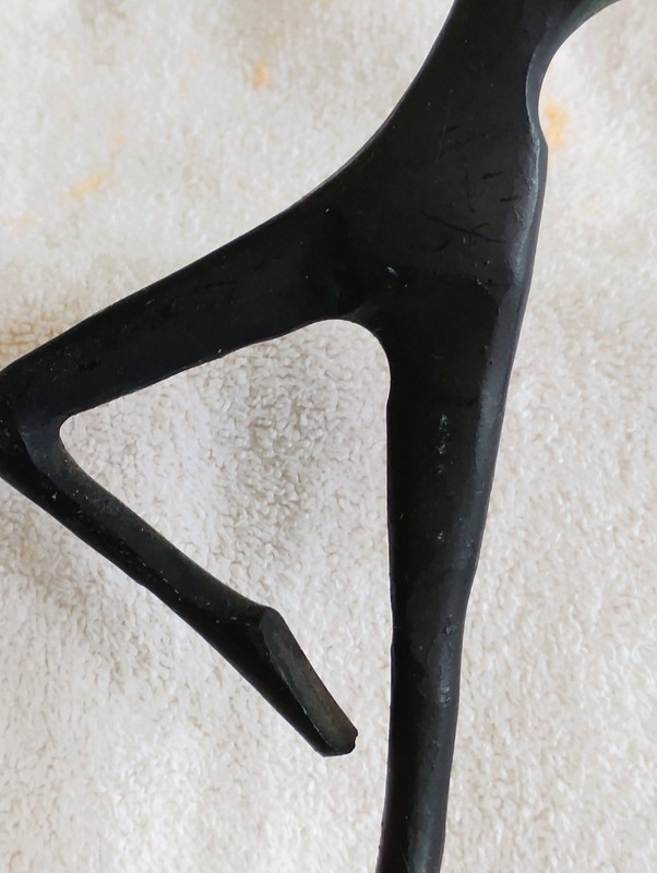 MCM Bronze Brass Dancer Sculpture Female Figure Ballerina Vintage India gallery