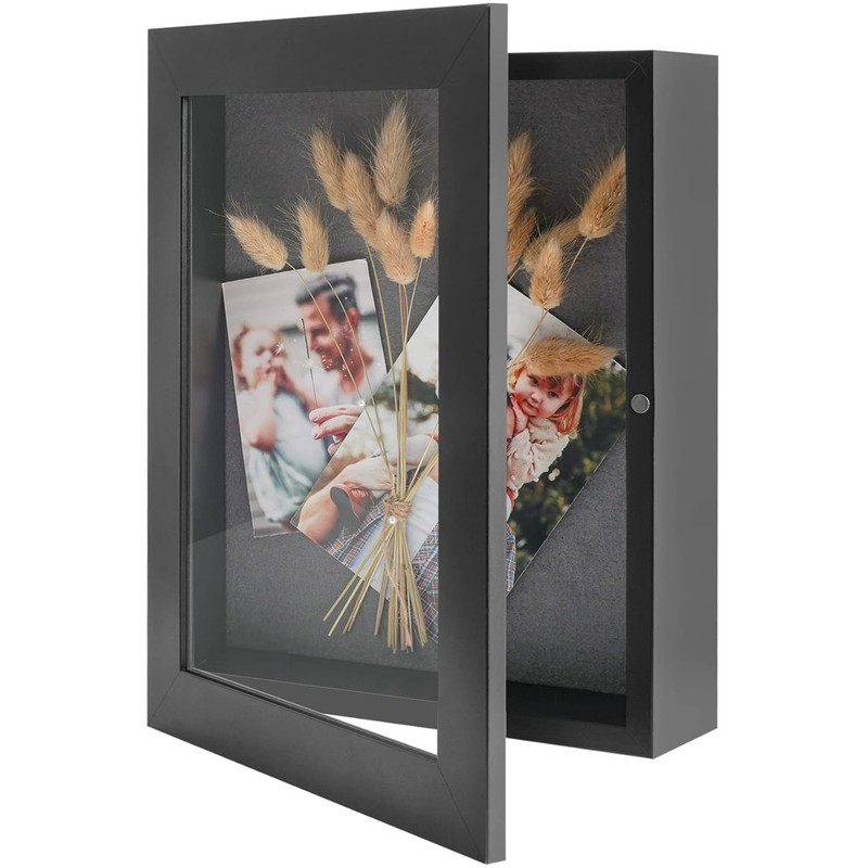 8×10.5 Deep Shadow Box Frame with Sawtooth Hanger – Perfect for Wall Display