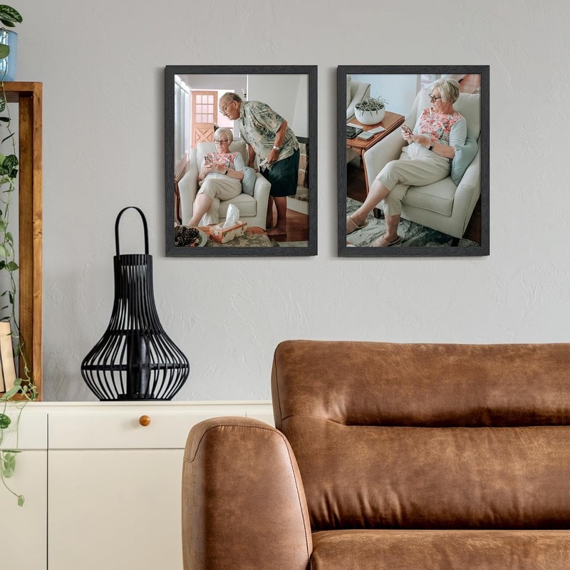 11x14 Picture Frame Wall Gallery Photo Frames W/ Engineered Wood Black 1 Pack gallery