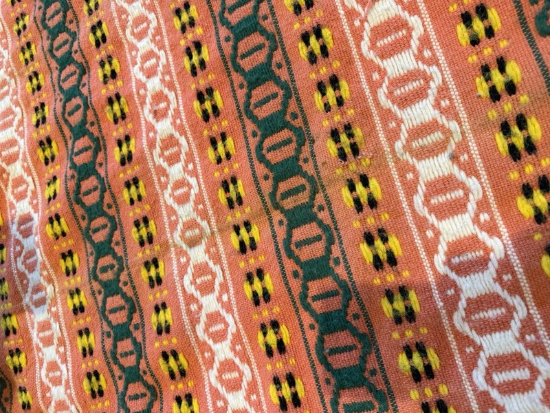Hand Woven Wool Turkish Kilim Throw Blanket Tapestry Wall Hanging Textile 74x43 gallery