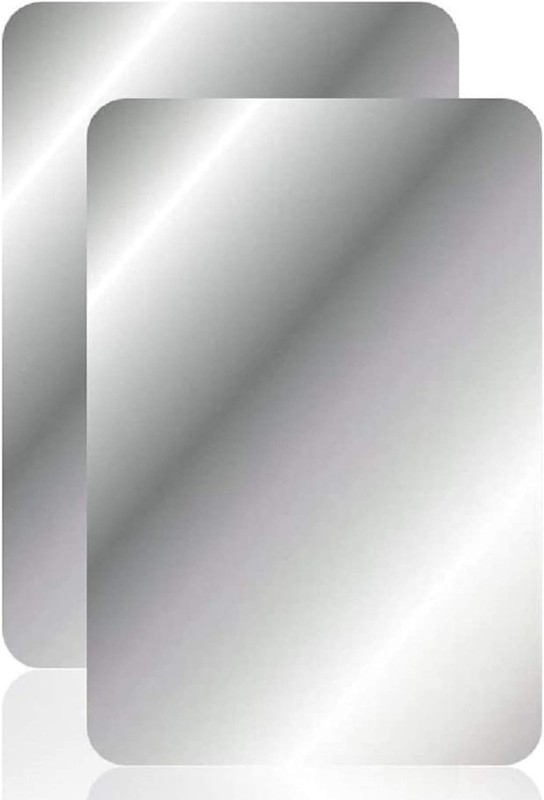 12 Flexible Mirror Sheets 8.5×11 Peel & Stick Self Adhesive Non-Glass