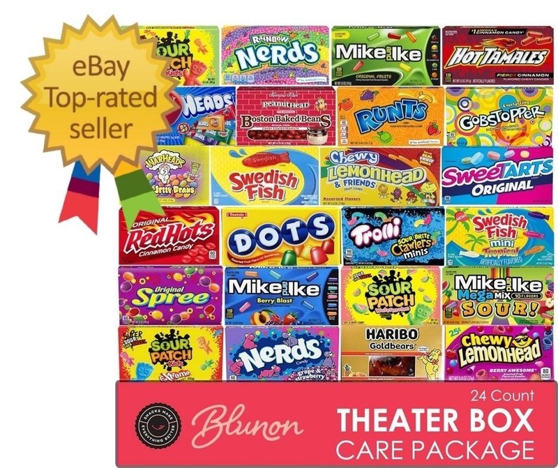 Assorted Movie Theater Candy Variety Pack – 24 Large Boxes – Bulk Gift Box