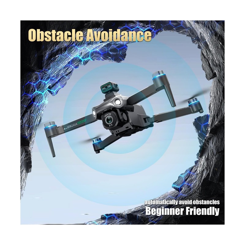 Drones With Camera for Adults 4K,Remote Contorl with Large Screen,FPV Drone w... gallery