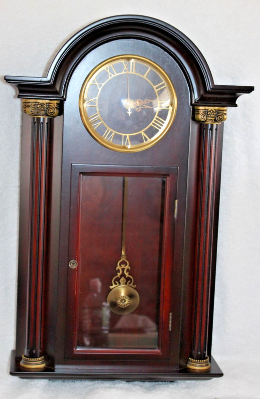 PENDULUM WOODEN WALL CLOCK BY BOMBAY-2000