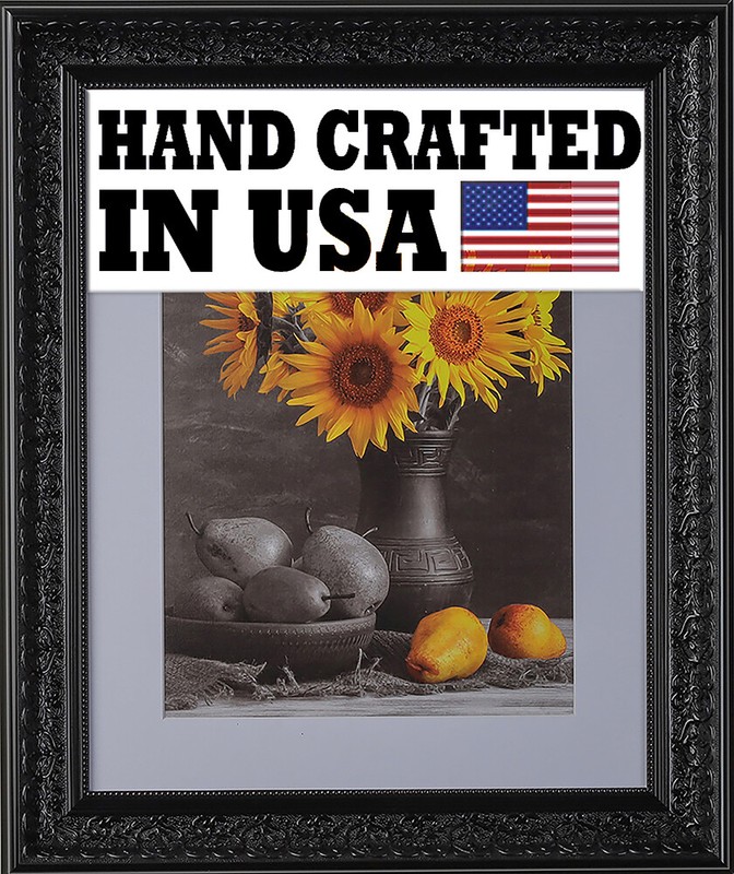 2-5/8″ Black Picture Frame 11×14 12×18 16×20 24×36 30×40 36×36+ 1556-A1007