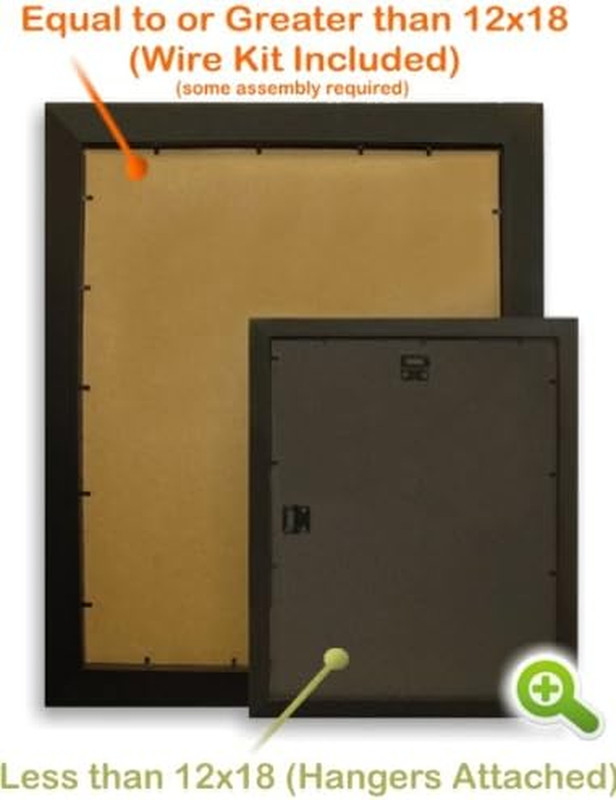 Real Wood Grain 8x33-Inch Picture Frame in Rich Brown - Stylish & Durable gallery