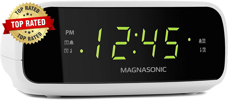 Digital AM/FM Clock Radio with Battery Backup, Dual Alarm, Sleep & Snooze Functi gallery