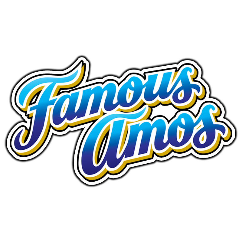 Famous Amos Cookies Logo #2 Sticker Waterproof Vinyl Decal Die-Cut Garage