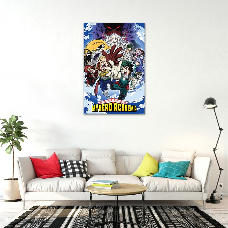 My Hero Academia - Manga / Anime TV Show Poster (Reach Up) (Size: 24" x 36") gallery