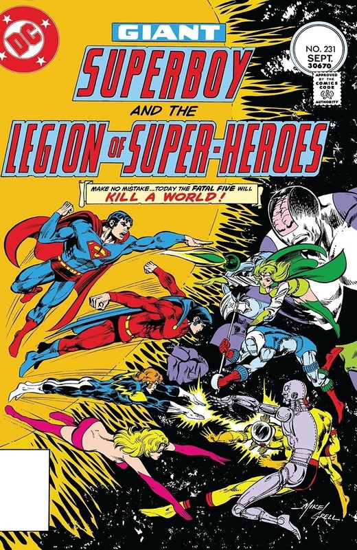 SUPERBOY AND THE LEGION OF SUPER-HEROES #231 COMIC BOOK COVER Poster 16″x24″