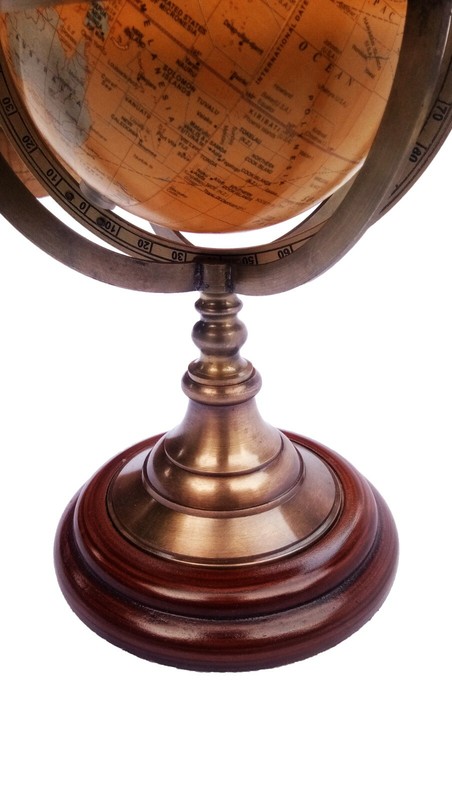 Geographic World Globe Earth Map Vintage Style Armillary Tabletop,Christmas Gift gallery
