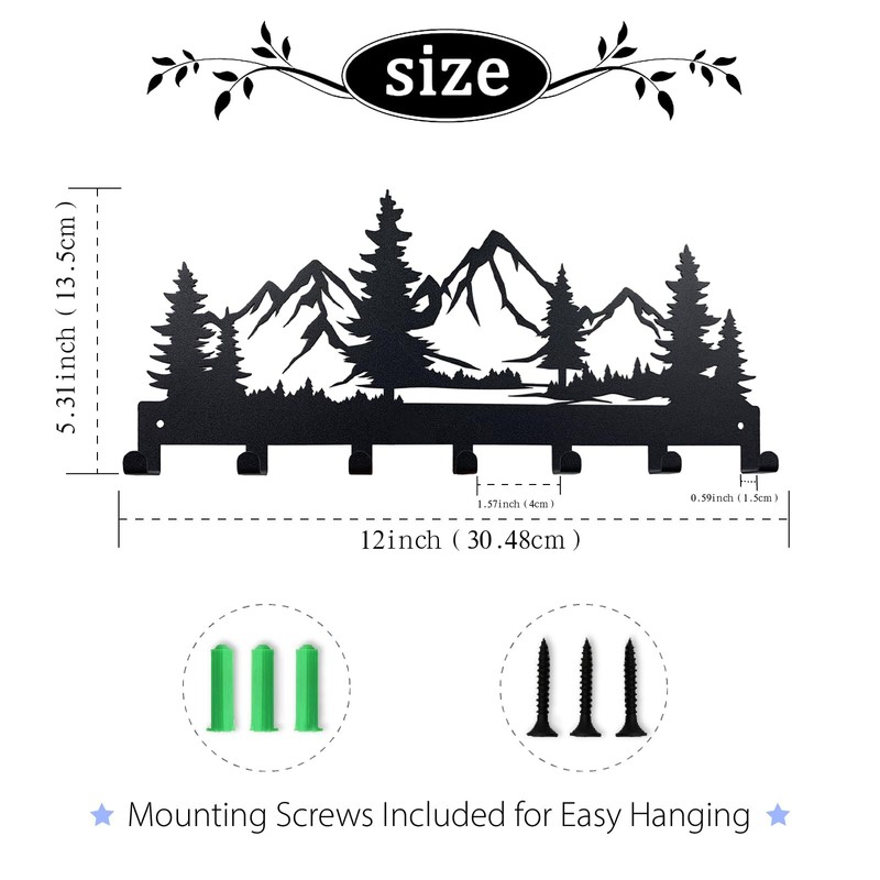 Metal Key Holder Wall Mounted Key Hooks Key Holder for Wall Key Organizer Rack gallery