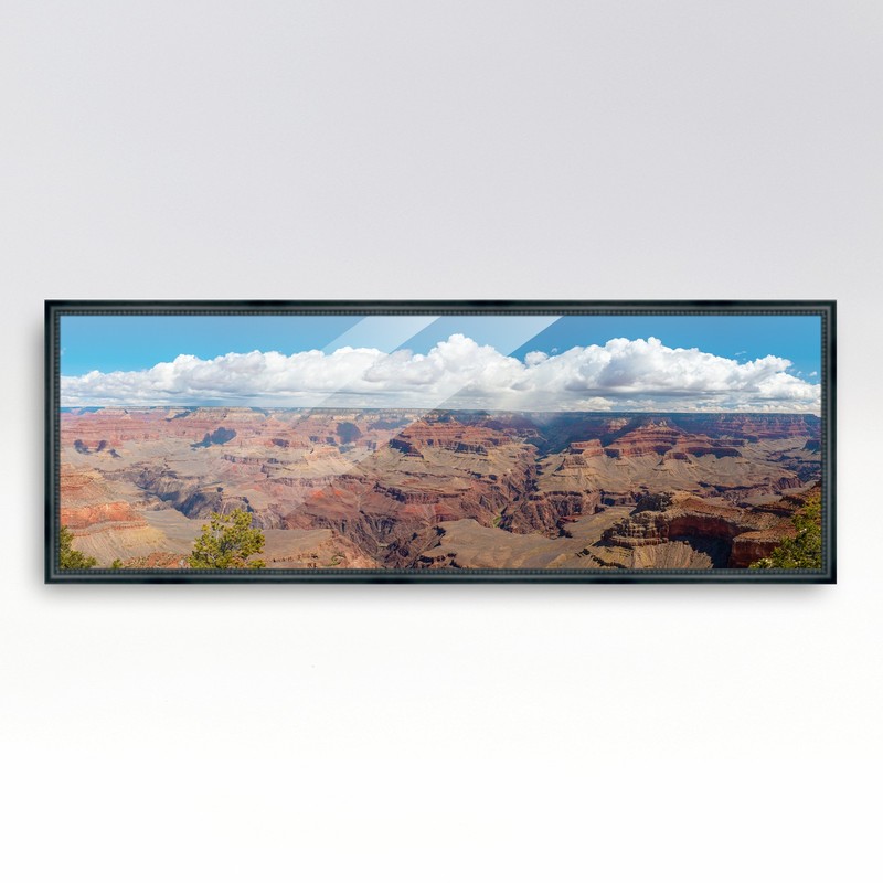 5x15 In Frame Black Real Wood Picture Frame Width 0.75 inches | Interior Frame D gallery