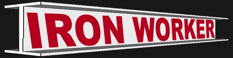hard hat stickers, hardhat stickers IRON WORKER CIW-6