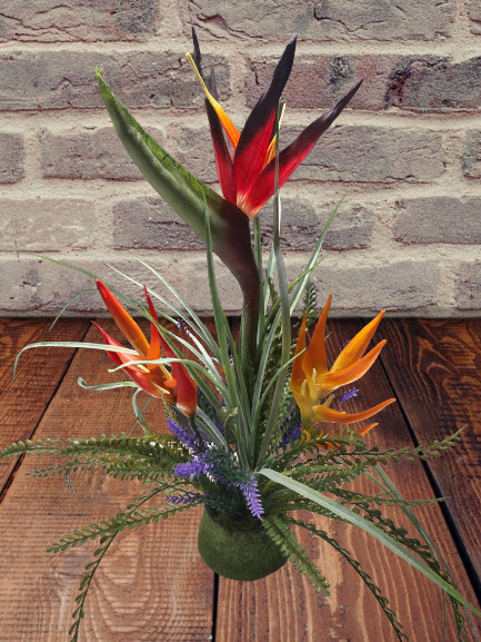 Medium Sized Tropical table centerpiece. Hawaiian floral arrangements gallery