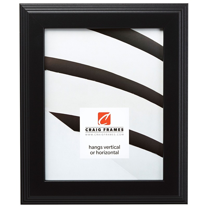 Craig Frames 1.25″ Traditional Gallery Black Picture Frame Poster Frames
