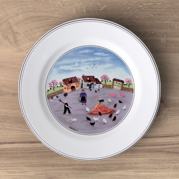Villeroy & Boch – Breakfast Plate 21cm Design Naif Farmyard Courtyard