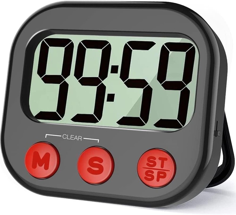 Kitchen Timer, Digital Visual Timer Magnetic Clo Swatch Countdown