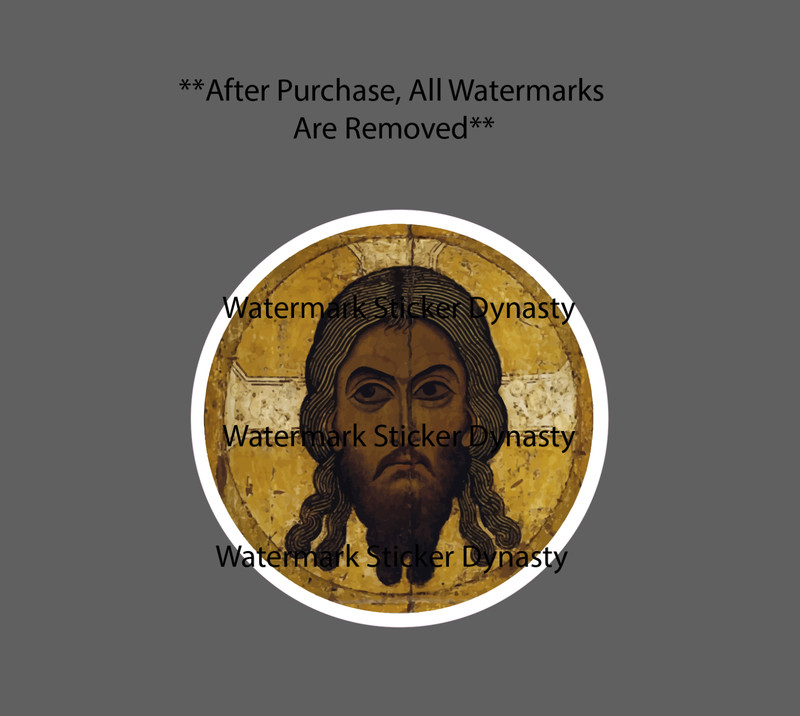 Orthodox Jesus Sticker Waterproof Decal Eastern Orthodoxy Christian Gift NEW