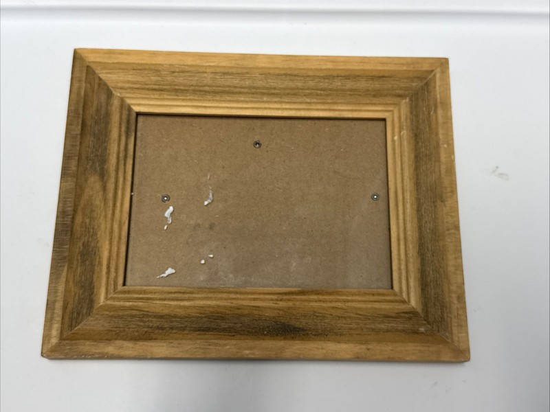 Thomasville Marketplace 5×7 Rustic Wood Photo Frame (Minor Flaws See Pics)