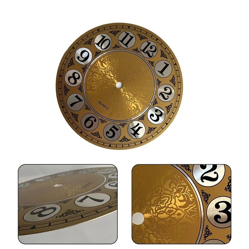 7 In Diameters 180mm Vintage Aluminium Metal Wall Clock for DIAL Face Arabic gallery