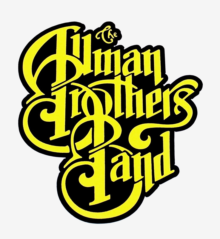 The Allman Brothers Band - Logo Cut Large Sticker Decal Music Band Classic Rock